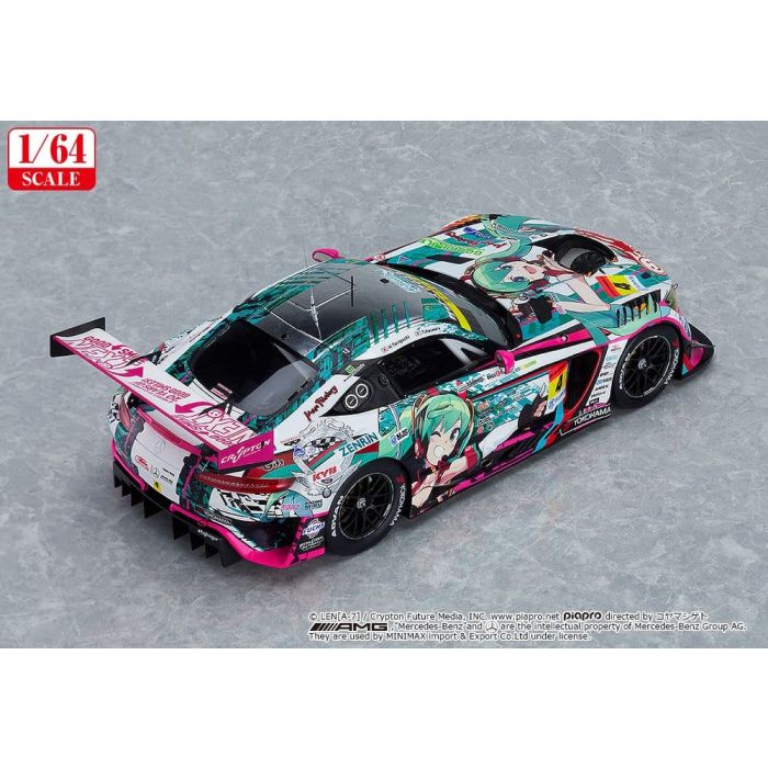 Hatsune Miku GT Project Vehicle 1/64 Hatsune Miku AMG 2020 SUPER GT Ver. 7 cm