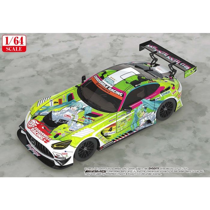 Hatsune Miku GT Project Vehicle 1/64 Hatsune Miku AMG 2022 Season Opening Ver. 7 cm