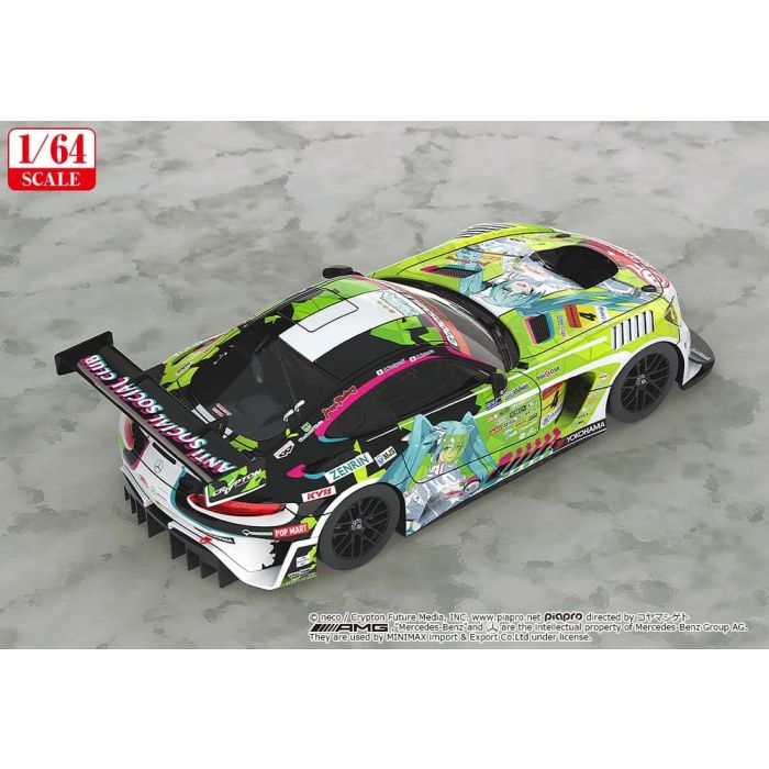 Hatsune Miku GT Project Vehicle 1/64 Hatsune Miku AMG 2022 Season Opening Ver. 7 cm