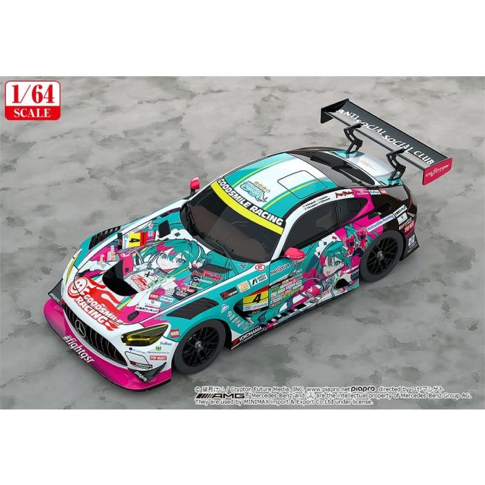 Hatsune Miku GT Project Vehicle 1/64 AMG 2025 Presentation Ver. 7 cm