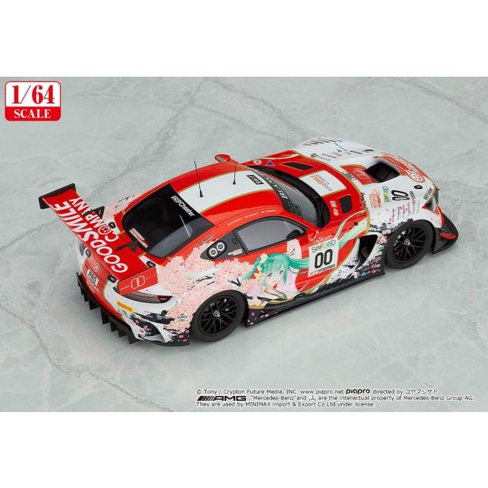 Hatsune Miku GT Project Vehicle 1/64 AMG 2017 SPA24H Ver. 7 cm