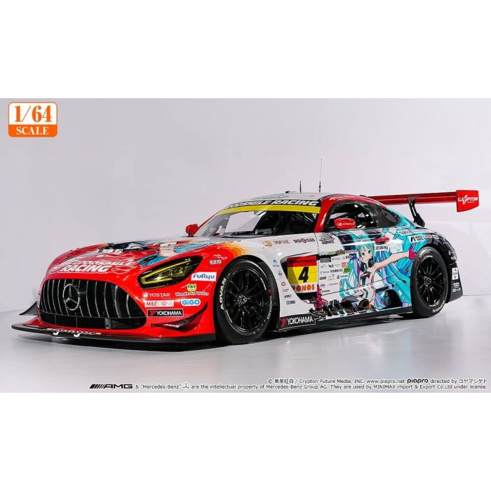 Hatsune Miku Good Smile Vehicle 1/64 AMG 2026 Presentation Ver. 2 cm