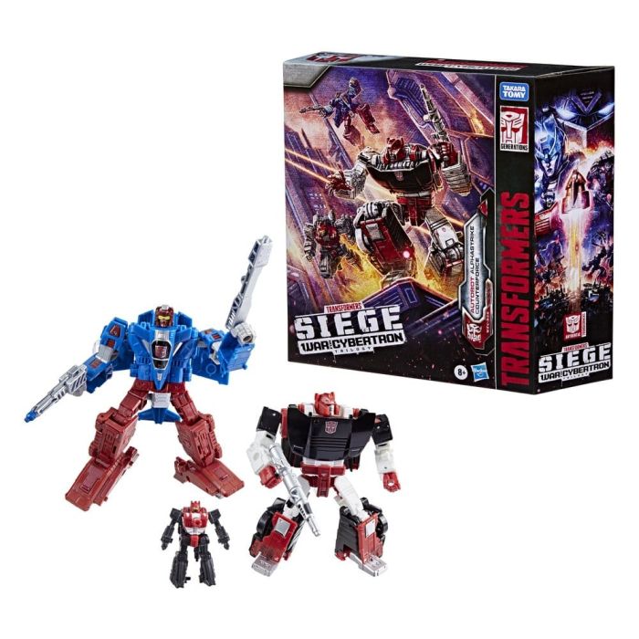 Transformers Generations War for Cybertron: Siege Action Figure 3-Pack Autobot Alphastrike Counterforce