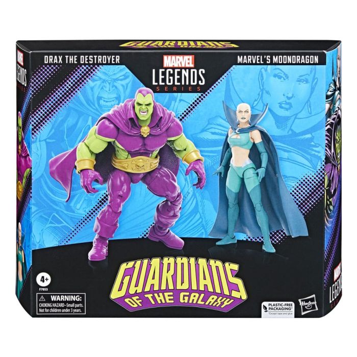 Guardians of the Galaxy Marvel Legends Action Figure 2-Pack Drax the Destroyer & Marvel's Moondragon 15 cm