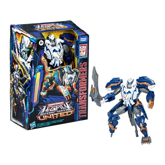 Transformers Generations Legacy United Voyager Class Action Figure Prime Universe Thundertron 18 cm