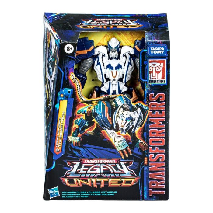 Transformers Generations Legacy United Voyager Class Action Figure Prime Universe Thundertron 18 cm