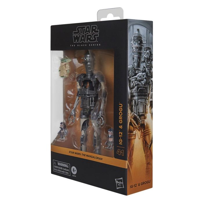 Star Wars: The Mandalorian Black Series Action Figure 2-Pack IG-12 & Grogu 15 cm