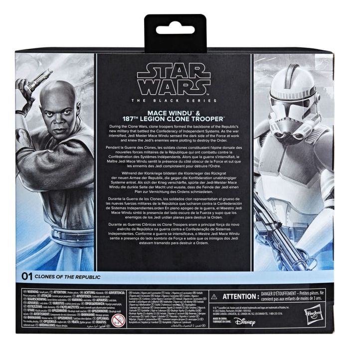 Star Wars: The Clone Wars Black Series Action Figure 2-Pack Clones of the Republic 15 cm