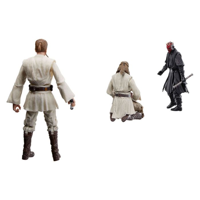 Star Wars Episode I Black Series Action Figure 3-Pack Qui-Gon Jinn, Darth Maul, Obi-Wan Kenobi 15 cm