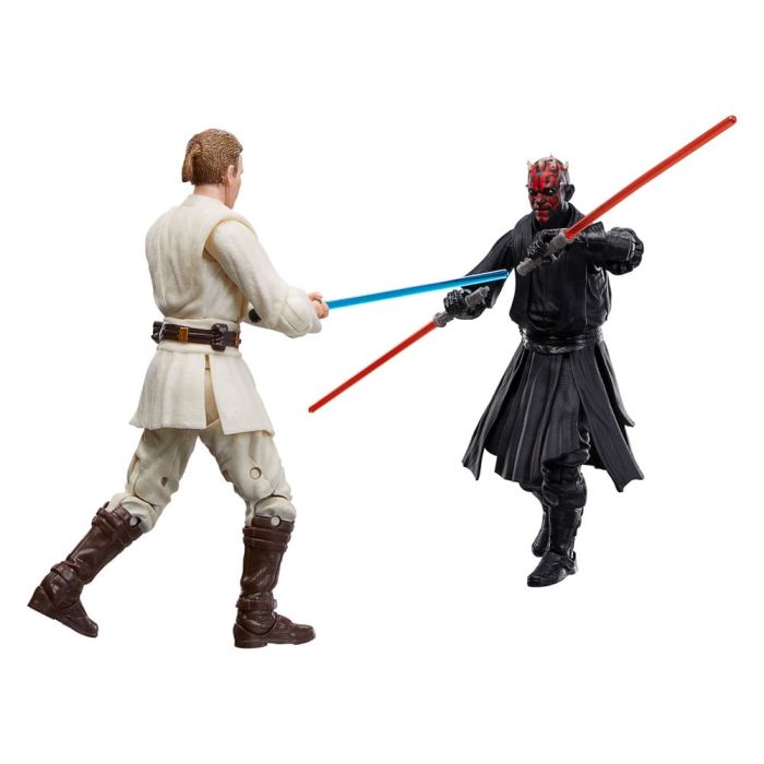 Star Wars Episode I Black Series Action Figure 3-Pack Qui-Gon Jinn, Darth Maul, Obi-Wan Kenobi 15 cm