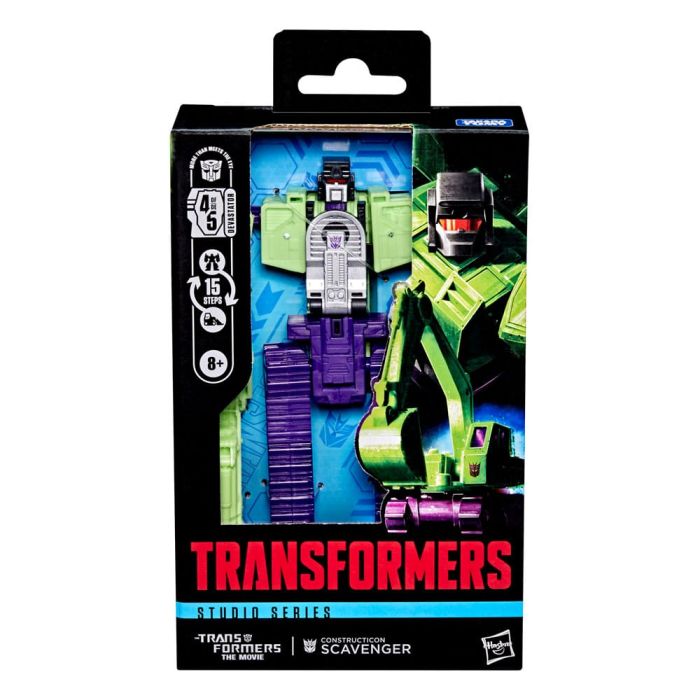 The Transformers: The Movie Studio Series Deluxe Class Action Figure Constructicon Scavenger 11 cm