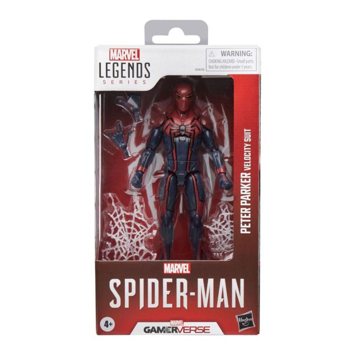 Spider-Man Marvel Legends Gamerverse Action Figure Peter Parker Velocity Suit 15 cm