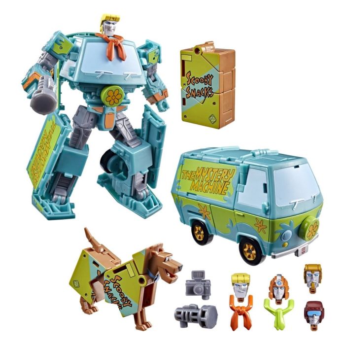 Transformers x Scooby-Doo Action Figure 2-Pack Mysterious Prime & Automutt 15 cm