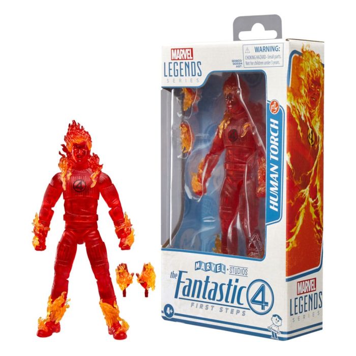 The Fantastic Four: First Steps Marvel Legends Action Figure Human Torch 15 cm