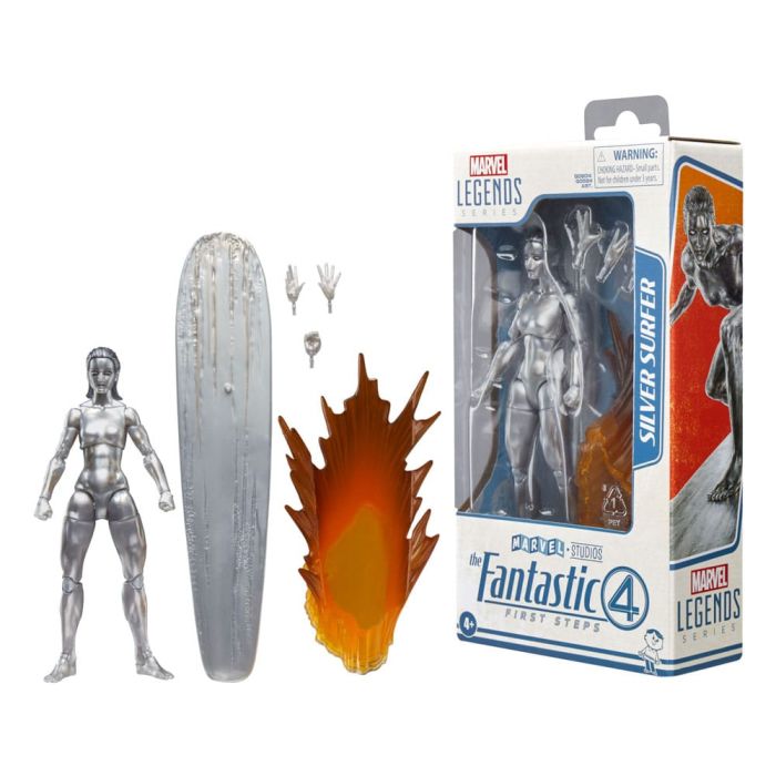 The Fantastic Four: First Steps Marvel Legends Action Figure Silver Surfer 15 cm