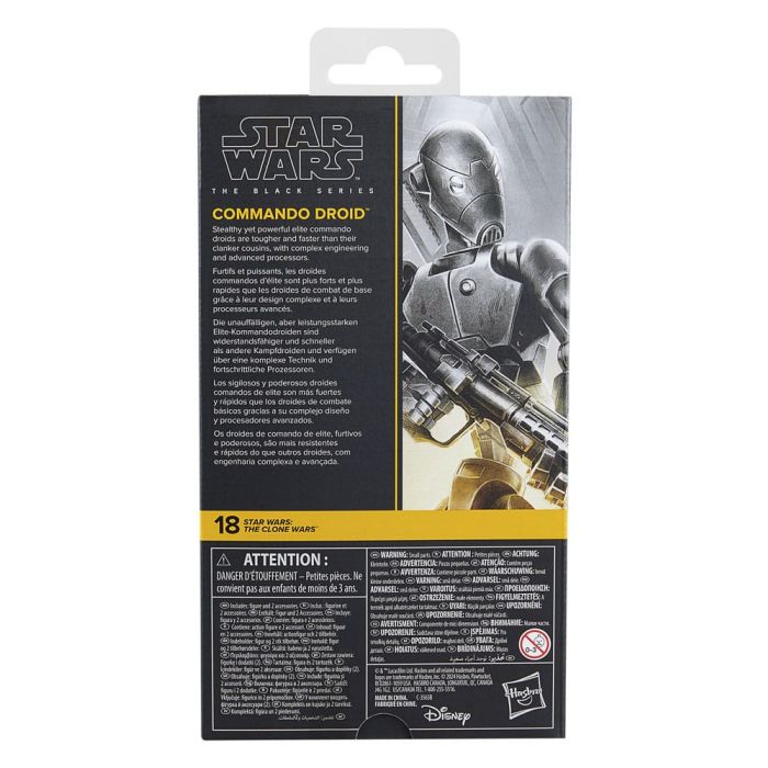 Star Wars: The Clone Wars Black Series Action Figure Commando Droid 15 cm