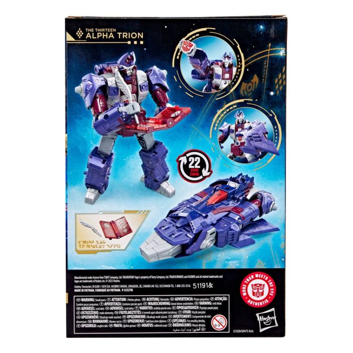Transformers Age of the Primes Voyager Class Action Figure The Thirteen: Alpha Trion 18 cm