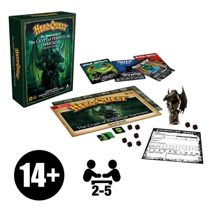 HeroQuest Board Game Expansion The Crypt of Perpetual Darkness Quest Pack *English Version*