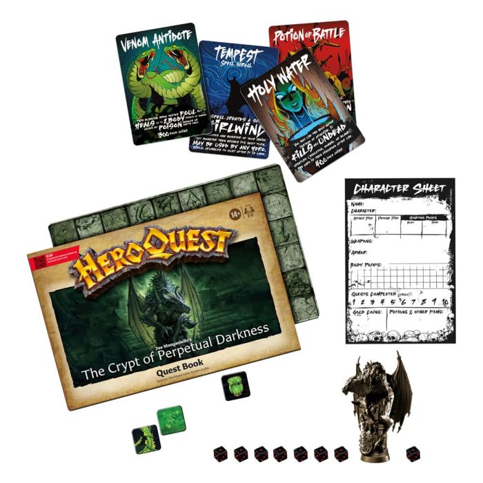 HeroQuest Board Game Expansion The Crypt of Perpetual Darkness Quest Pack *English Version*