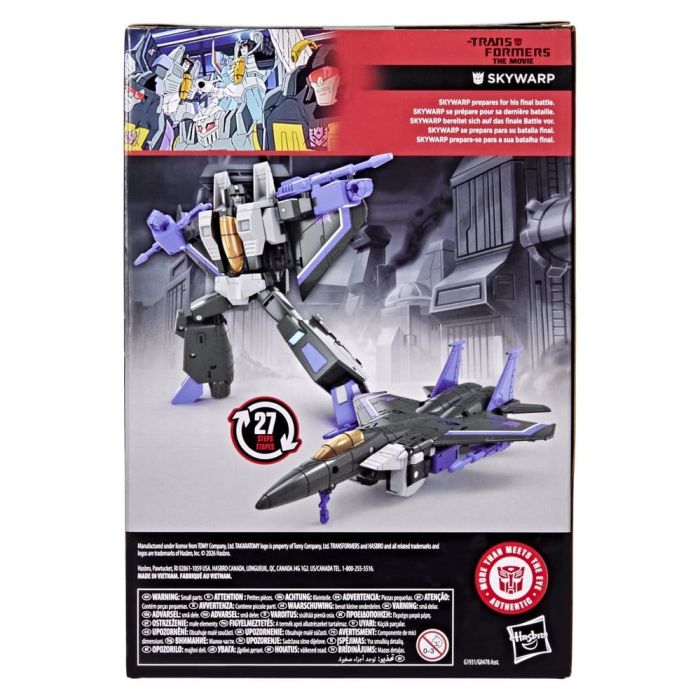 The Transformers: The Movie Studio Series Voyager Class Action Figure Skywarp 17 cm