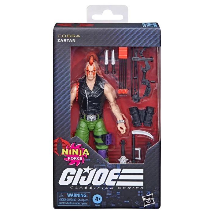 G.I. Joe Classified Series Action Figure #192 Ninja Force Zartan 15 cm