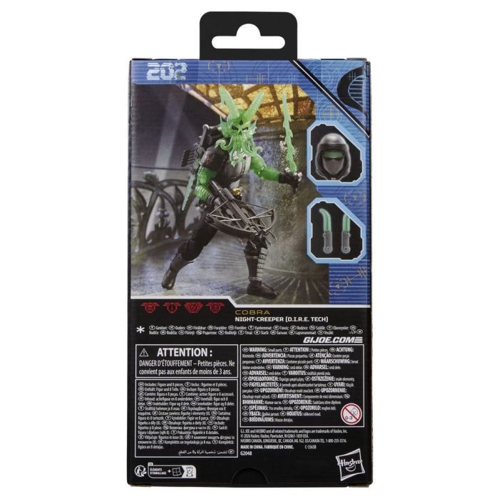 G.I. Joe Classified Series Action Figure #202 Night-Creeper (D.I.R.E. Tech) 15 cm