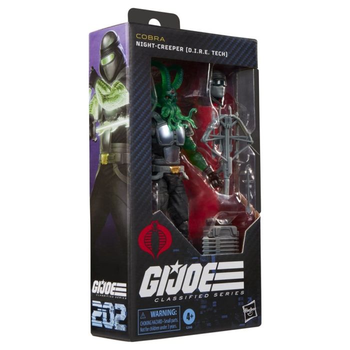 G.I. Joe Classified Series Action Figure #202 Night-Creeper (D.I.R.E. Tech) 15 cm