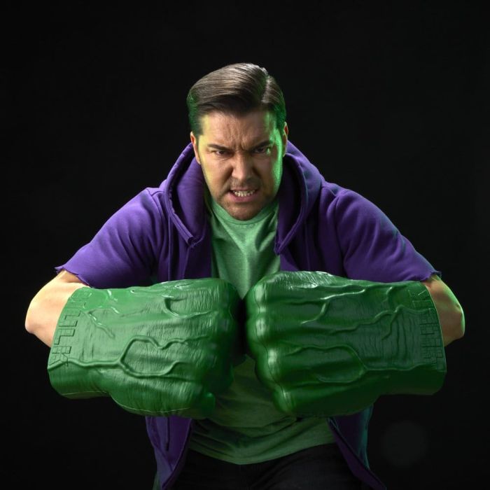 The Incredible Hulk Marvel Legends Premium Roleplay Fists