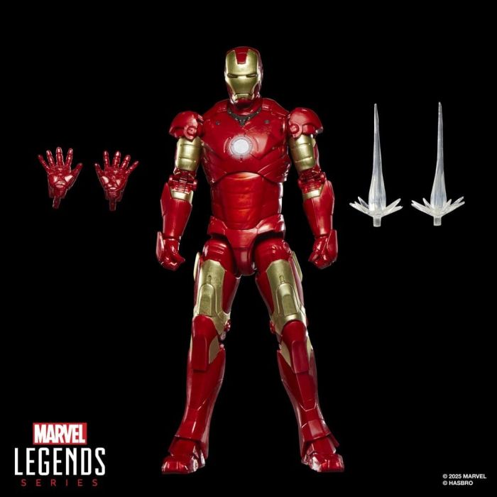 Iron Man Marvel Legends Series Action Figure Iron Man Mark III 15 cm