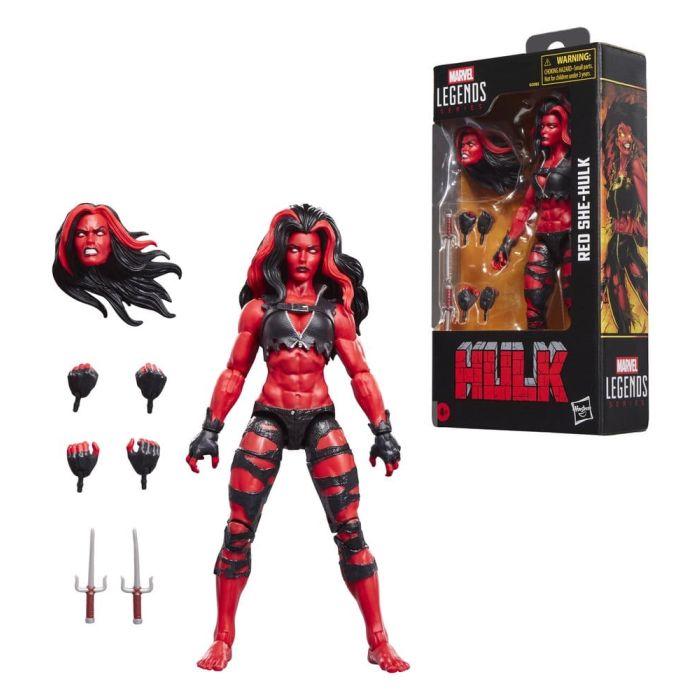 Hulk Marvel Legends Action Figure Red She-Hulk 15 cm