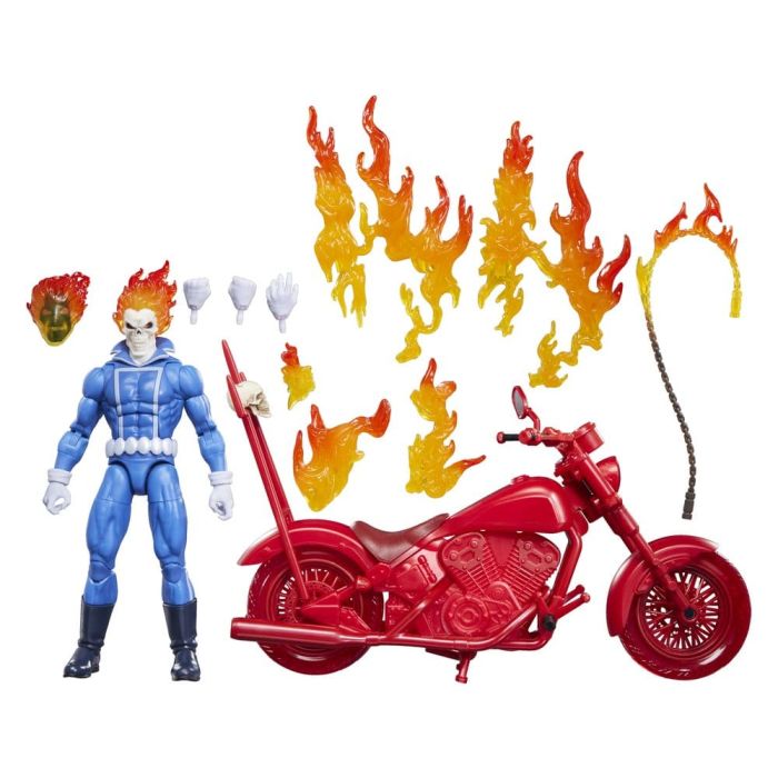 Ghost Rider Marvel Legends Action Figure  Johnny Blaze with Motorcycle 15 cm