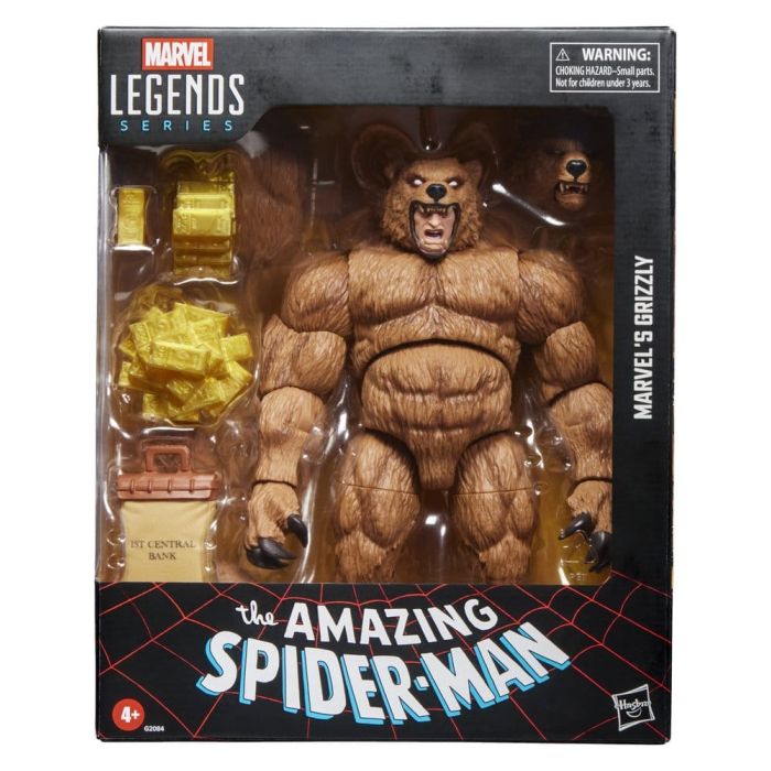 The Amazing Spider-Man Marvel Legends Action Figure Marvel's Grizzly 15 cm