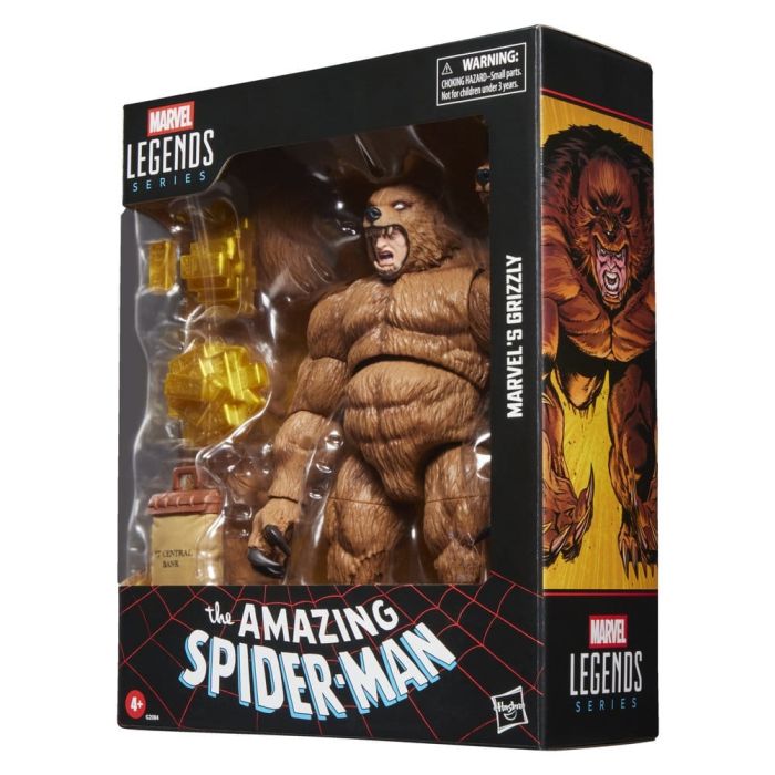 The Amazing Spider-Man Marvel Legends Action Figure Marvel's Grizzly 15 cm