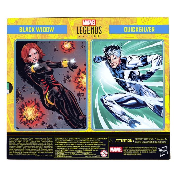 Avengers Marvel Legends Action Figure 2-Pack Black Widow & Quicksilver 15 cm