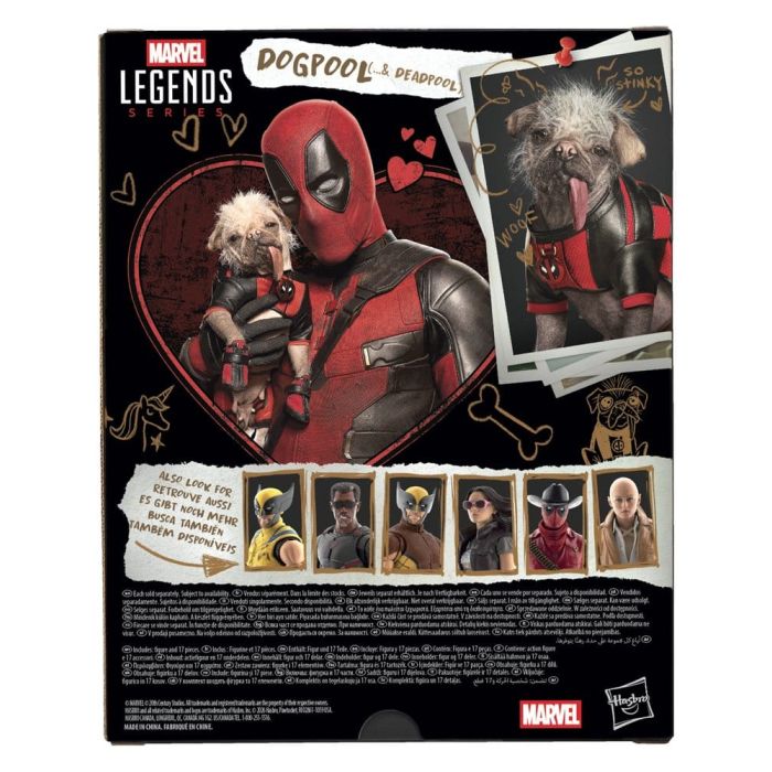 Deadpool & Wolverine Marvel Legends Action Figure Dogpool & Deadpool 15 cm