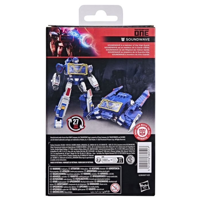 Transformers One Studio Series Deluxe Class Action Figure Soundwave 13 cm