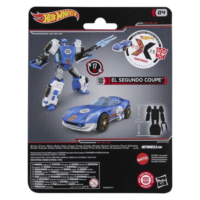 Transformers x Hot Wheels Collaborative Deluxe Class Action Figure El Segundo Coupe 13 cm