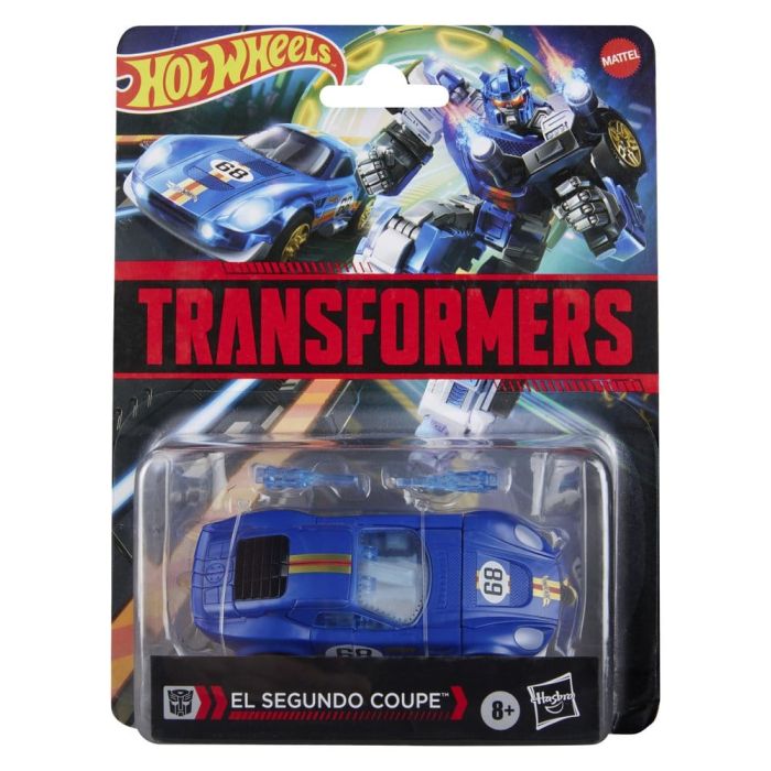 Transformers x Hot Wheels Collaborative Deluxe Class Action Figure El Segundo Coupe 13 cm