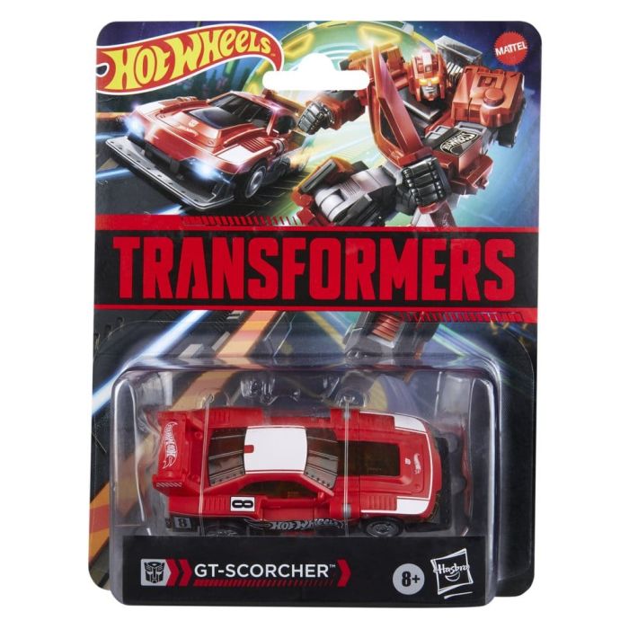 Transformers x Hot Wheels Collaborative Deluxe Class Action Figure GT-Scorcher 13 cm
