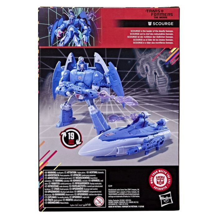 The Transformers: The Movie Studio Series Voyager Class Action Figure MTMTE Collection: Scourge 17 cm