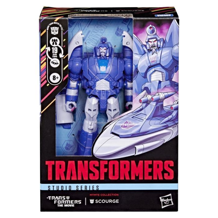 The Transformers: The Movie Studio Series Voyager Class Action Figure MTMTE Collection: Scourge 17 cm