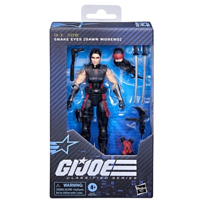 G.I. Joe Classified Series Action Figure Snake Eyes (Dawn Moreno) 15 cm