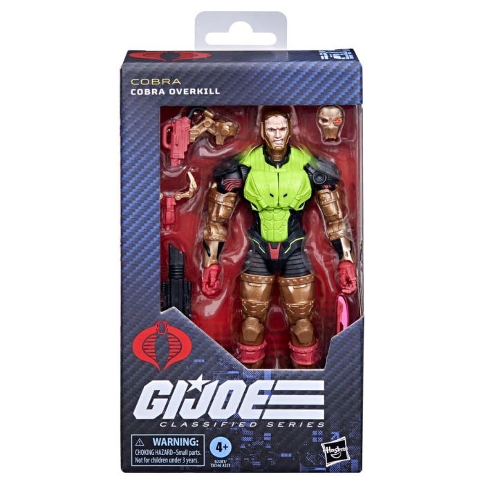 G.I. Joe Classified Series Action Figure #201 Cobra Overkill 15 cm