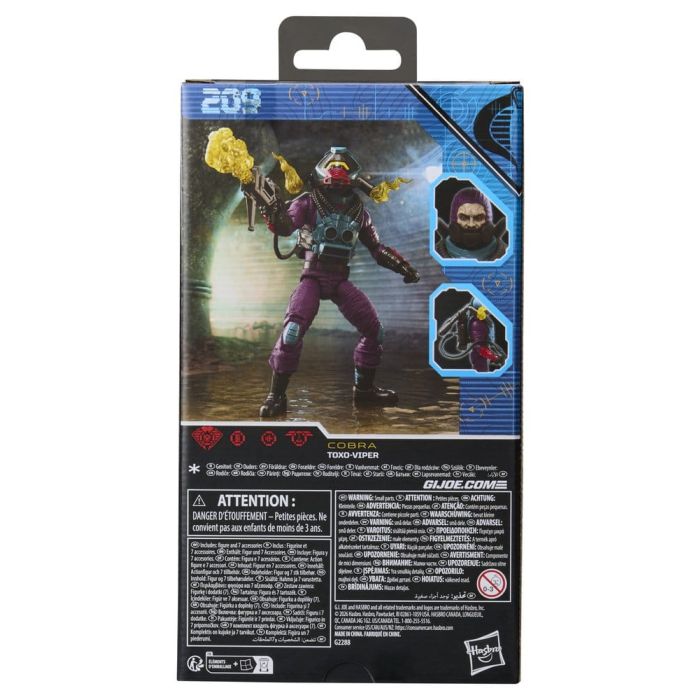 G.I. Joe Classified Series Action Figure #209 Toxo-Viper 15 cm
