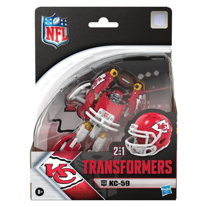 Transformers x NFL Action Figure Kansas City Chiefs: KC-59 14 cm