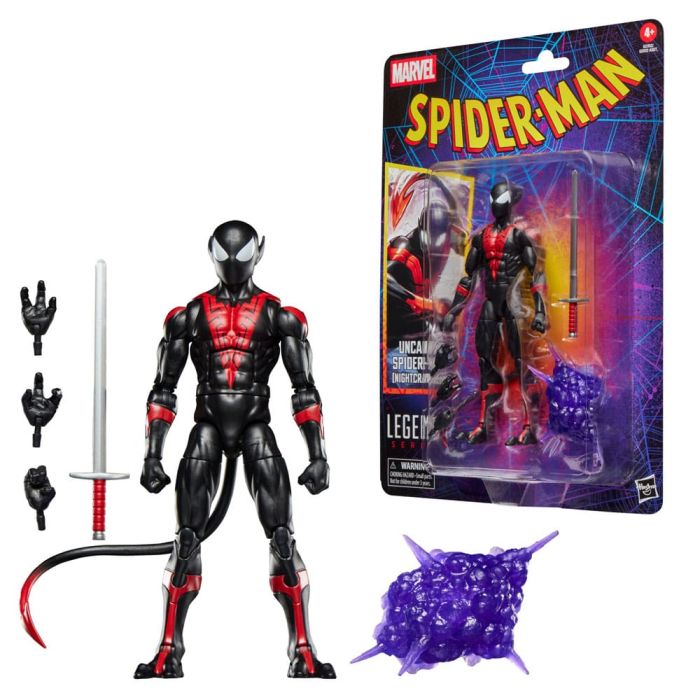 Spider-Man Marvel Legends Retro Action Figure Uncanny Spider-Man (Nightcrawler) 15 cm