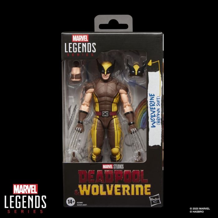 Deadpool & Wolverine Marvel Legends Action Figure Wolverine (Brown Suit) 15 cm