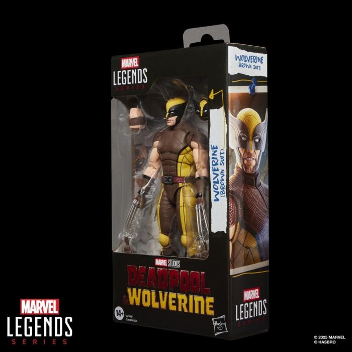 Deadpool & Wolverine Marvel Legends Action Figure Wolverine (Brown Suit) 15 cm