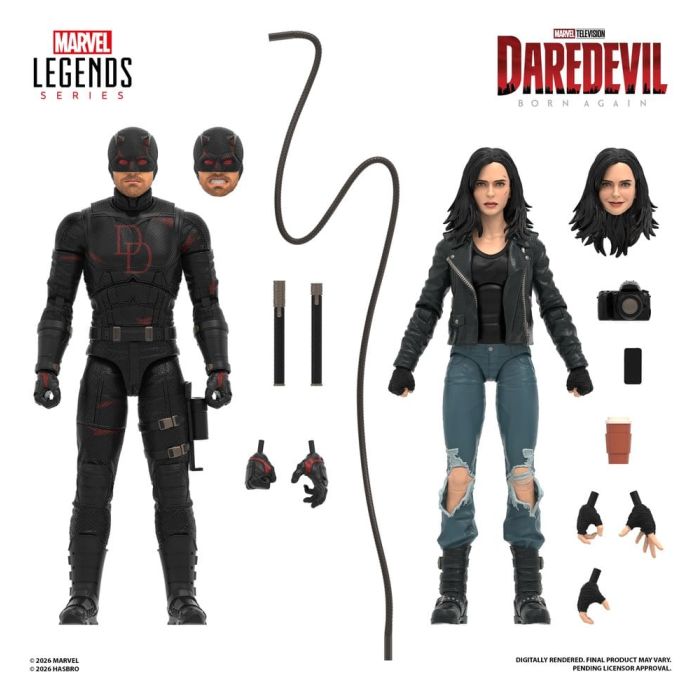 Daredevil: Born Again Marvel Legends Action Figure 2-Pack Daredevil & Jessica Jones 15 cm