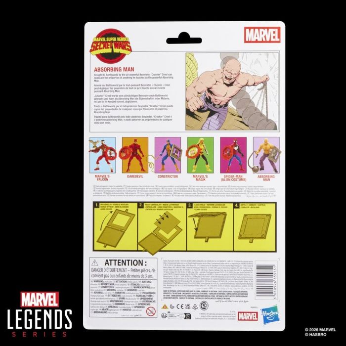 Secret Wars Marvel Legends Action Figure Absorbing Man 15 cm